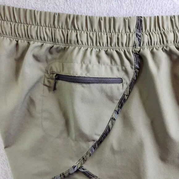 The North Face Shorts Womens M Green Class V Hiking Trails Trekking Climbing - Picture 4 of 15